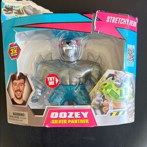 Silver Panther Stretchy Action Figure